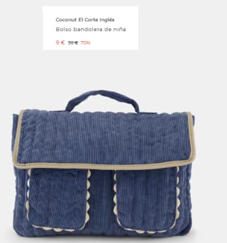 Bolso bandolera de niña Coconut por 9€