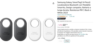Samsung Galaxy SmartTag 2 - 4pack - Zwart/Wit voor €60 bij Amazon