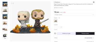 Figura Funko Pop serie Juego de Tronos Daenerys & Jorah (En la batalla de Winterfell) por 13,86€