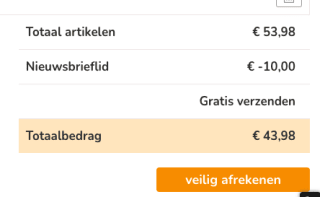 Kleertjes outlet tot 70% korting + €10 korting via de nieuwsbrief