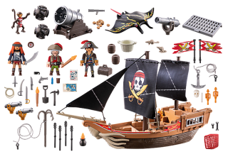Gran Barco pirata Playmobil por solo 69,99€