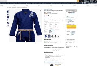 Venum kimono Bjj Gi Contender 2.0 Hombre por solo 44,99€