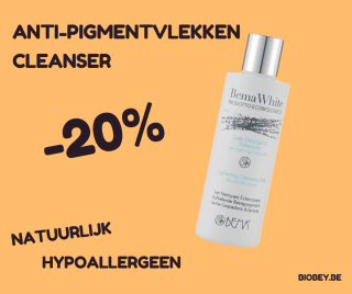 Natuurlijke cleanser tegen pigmentvlekken Biobey afprijzing