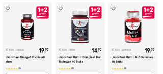 Lucovitaal vitamines 1+2 gratis bij Etos