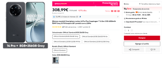 Realme 14 Pro + 5G - 8/256GB por 308,99€ envío desde España
