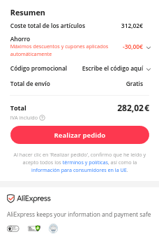 Xiaomi Redmi Note 13 Pro Plus 5G 8GB 256 Versión global por 282,02€