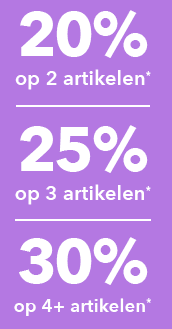 Tot 30% stapelkorting op bijna alles bij Scapino