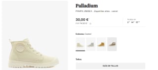 Calzado Palladium desde solo 30€ ofertazas