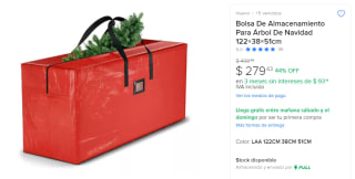 Bolsa De Almacenamiento Para Árbol De Navidad con 44% de descuento en Mercadolibre