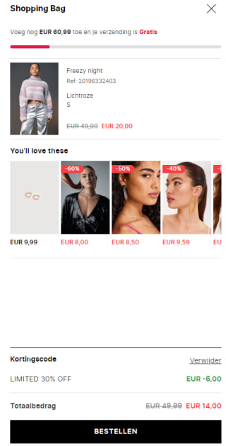 30% korting op alles bij Loavies