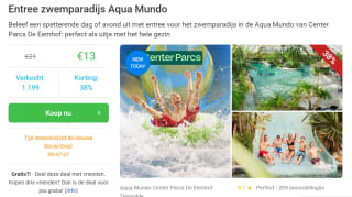 AquaMundo Eemhof vanaf €13 via Social Deal