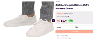 Jack & Jones Additionals Cliffe herensneakers voor €19,95 bij iBOOD