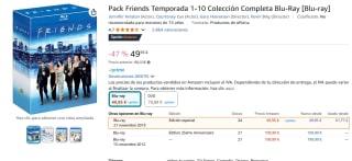 Pack Friends Temporada 1-10 Colección Completa Blu-Ray [Blu-ray] por 49,95€