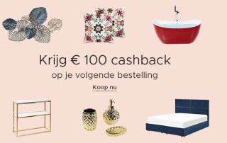 €100 Cashback op je volgende bestelling bij besteding vanaf €300 bij Beliani