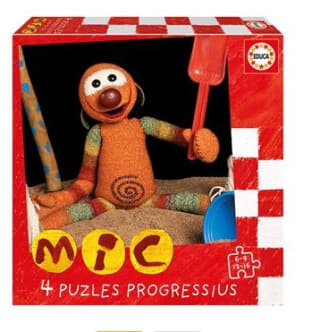 Marca Educa 19104 Mic. Set De 4 Puzzles Infantiles Progresivos De 6, 9, 12 Y 16 Piezas por 5€