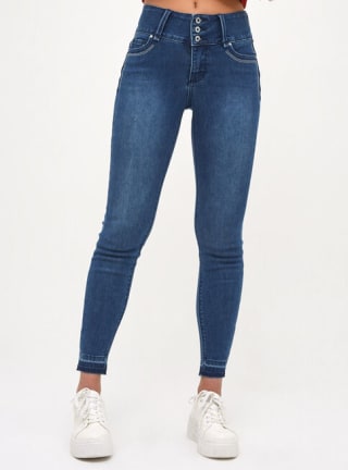 Jeans JJO de 3 Botones Push Up talla 34 para mujer por $13.990
