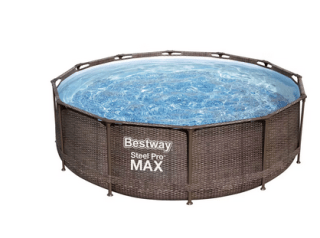 Piscina con marco de Acero Bestway Ø 366 x 100 cm, 9.150 L por 137€