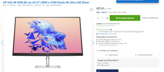 HP U32 (368Y5AA) monitor voor €427,41 bij Max ICT