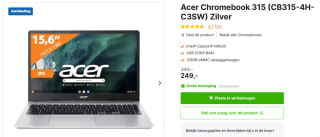 Acer Chromebook 315 (CB315-4H-C3SW) laptop voor €249 bij Expert