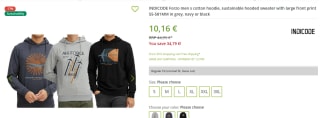 INDICODE Forzo heren hoodie in diverse kleuren voor €10,16 bij Outlet46