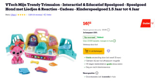 VTech Mijn Trendy Trimsalon - Interactief & Educatief Speelgoed voor €16,82 bij Bol
