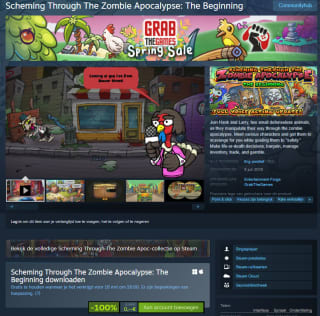 Gratis PC-game Scheming Through The Zombie Apocalypse: The Beginning bij Steam