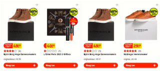 Kruidvat online koopjesavond met 20% korting en tot 50% korting in de koopjeshoek