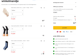 2+1 gratis op sokken bij Hema