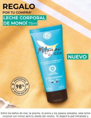 Leche corporal de monoi 75ml. de regalo por tu compra
