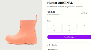 Hunter Big Kids Play Boot - Rubberlaarzen voor €30 bij Zalando Lounge
