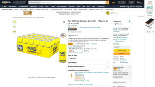 24 latas de Kas Limón por 12€