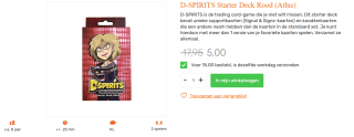 D-SPIRITS Starter Deck voor €5 bij White Goblin Games