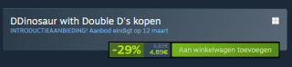 DDinosaur with Double D's voor €4,89 via Steam