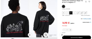 Sweatshirt Uniqlo x Marvel à 14,90€