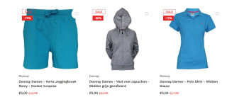 Tot 85% korting tijdens de sale bij Donnay