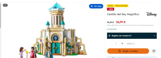 Set Lego Disney Wish Castillo del Rey Magnífico por 56,99€