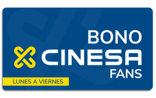 Bono Cinesa 5 entradas por 19,50€, cada entra sale por 3,90€