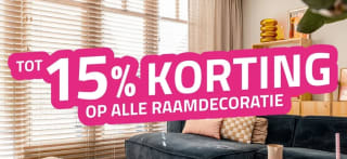 15% korting op raamdecoratie bij Veneta