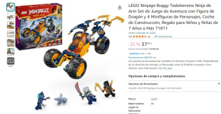 Lego Ninjago Buggy Todoterreno Ninja de Arin por 37,49€