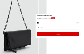 Bolso cruzado cadena por 8.99€