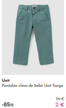 Prendas para niños por 2€ y 3€