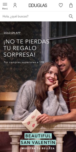 Regalo Sorpresa con compra en Douglas.