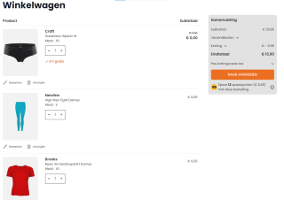 2+1 gratis in de outlet van Plutosport