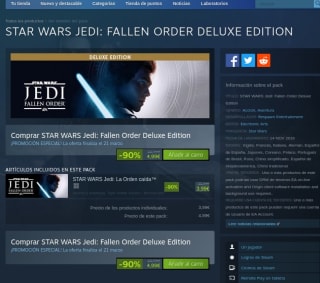 STAR WARS Jedi Fallen Order Deluxe Edition a solo 4,99€