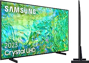 Televisión LED 55 pulgadas Samsung TU55CU8000KXXC, Diseño AirSlim, Crystal UHD 4K por 510€