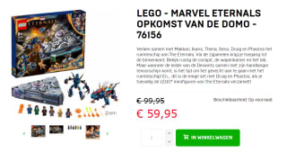LEGO® Marvel Opkomst van de Domo voor €59,95 bij Dagknaller