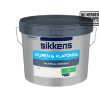 1 + 1 gratis op Sikkens muur- en plafondverf bij de Gamma