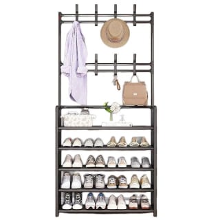 Recibidor perchero Nyana Store para 20 Pares 8 Colgadores por solo 19,99€