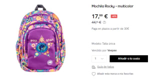Mochila Kukuxumusu Rocky por 17.99€