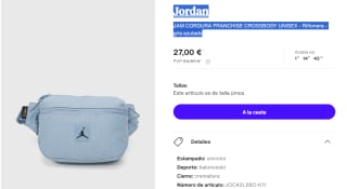 Bandolera Nike Jordan CORDURA FRANCHISE por 27€